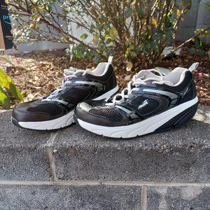 AVIA Avi-Motion Black White Archrocker Toning Walking Sneaker Womens Size 9